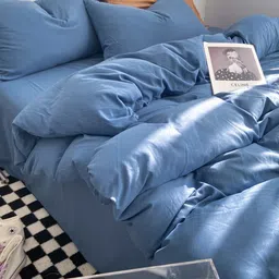 JC HOME Blue Single Bedding Set-picture-35