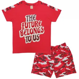 Clothe Funn Boys Printed T-shirt With Shorts-picture-20