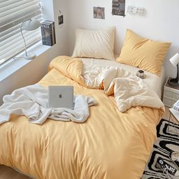 JC HOME Cream 4 Pieces Bedding Set-picture-19