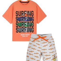 PLUM TREE Boys Printed T-shirt with Shorts-picture-45
