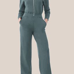 Stylecast X KPOP Grey Shirt Collar Jumpsuit-picture-19