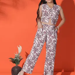 FASHION DREAM Girls Printed Top with Trousers-picture-48