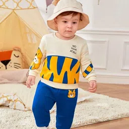 Googo Gaaga Boys Printed Pure Cotton Sweatshirt with Trousers-picture-19