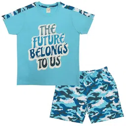Clothe Funn Boys Printed T-shirt With Shorts-picture-43