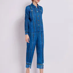 JC Collection Printed Shirt With Trousers image 5