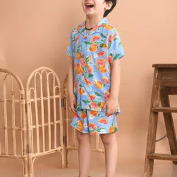 Superminis Boys Printed Shirt with Shorts image 3