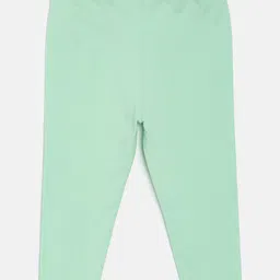 MINI KLUB Girls Printed Pure Cotton Top with Legging image 5