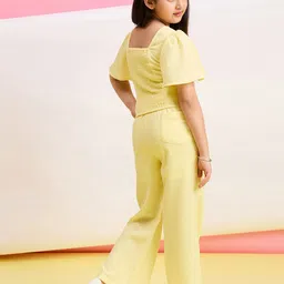 Stylo Bug Girls Flared Sleeves Top with Trousers image 4