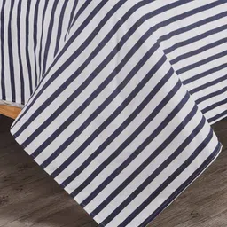 JC HOME Grey & White Geometric Printed Bedding Set & 2 Pillow Covers & Quilt Cover image 3