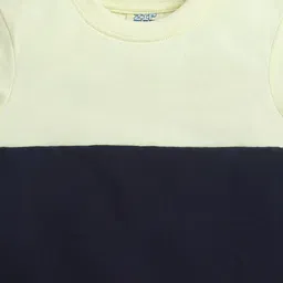 ZIP ZAP ZOOP Boys Colourblocked Pure Cotton T-shirt with Shorts image 3