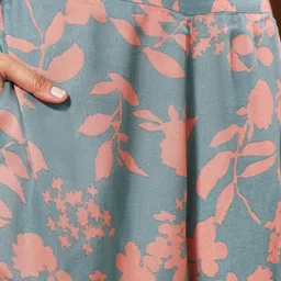 Marigold Lane Printed Puffed Sleeves Top With Palazzo image 4