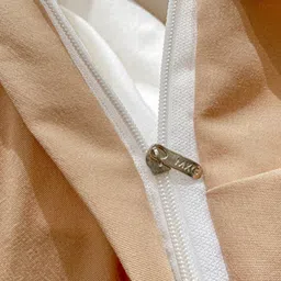 JC HOME Beige & White Printed Double Queen Bedding Set image 3