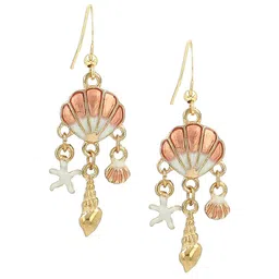 EL REGALO Pink Contemporary Drop Earrings-image-53