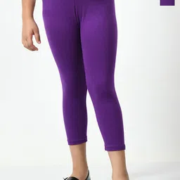 BAESD Girls Pack Of 2 Solid Mid-Rise Leggings-picture-25