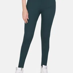 Steele Women Solid Pure Cotton Jeggings-image-16
