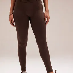 CAVA Women High-Rise Ankle-Length Training or Gym Ruched Waist Leggings-picture-31