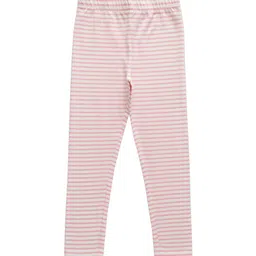 JusCubs Girls Striped Cotton Churidar-Length Leggings-image-65