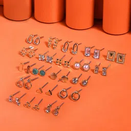 Accessorize Set of 20 Classic Stud Earrings-picture-39