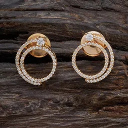 Kushal's Fashion Jewellery Gold Plated Studs Earrings-picture-18