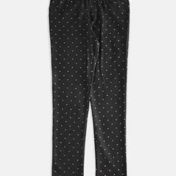 Pantaloons Junior Girls Printed Cotton Jeggings-image-12