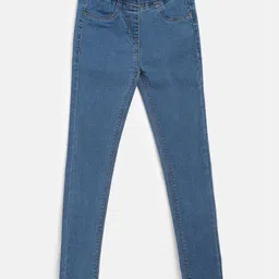 TALES & STORIES Girls Blue Slim Fit Jeggings-picture-33