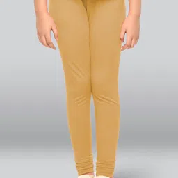 LYRA Girls Mid-Rise Cotton Churidar-Length Leggings-picture-30