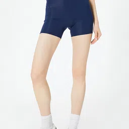 Koton Women Slim-Fit High-Rise Sports Shorts-picture-12