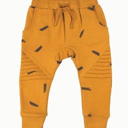 Nino Bambino Girls Yellow Printed Cotton Leggings-picture-48