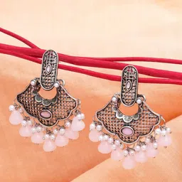 KARATCART Contemporary Drop Earrings-picture-25