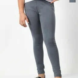 BAESD Girls Pack Of 2 Solid Mid-Rise Leggings-picture-14