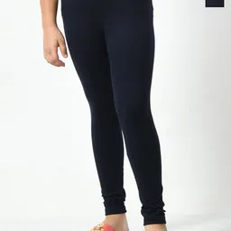 BAESD Girls Pack Of 2 Solid Mid-Rise Leggings-image-95