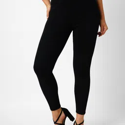 Kraus Jeans Women Solid Slim Fit Jeggings-picture-40