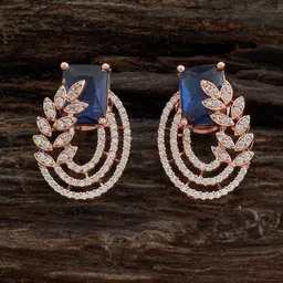 Kushal's Fashion Jewellery Rose Gold-Plated Classic Studs Earrings-picture-26