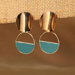 SOHI Gold Plated Drop Earrings-picture-18