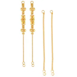 Vighnaharta Set Of 2 Gold-Plated Classic Ear Cuffs-picture-28