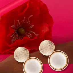 GRLIE Alloy Artificial Stones Contemporary Drop Earrings image 1