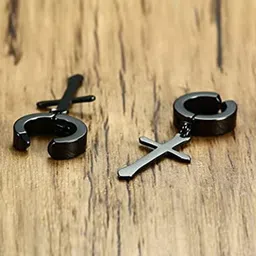 VIEN Contemporary Stainless Steel Hoop Earrings-picture-31