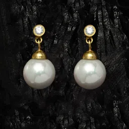 Clara Gold-Toned Contemporary Drop Earrings-picture-13