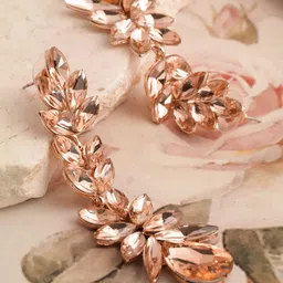 DressBerry Gold-Plated Contemporary Drop Earrings-picture-40