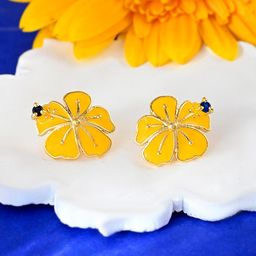 Voylla Floral Drop Earrings-picture-23