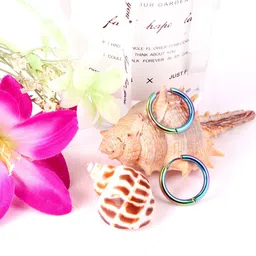 VIEN Set Of 2 Assorted Circular Hoop Earrings-picture-10
