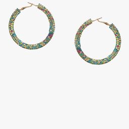 Kazo Studded Contemporary Hoop Earrings-picture-27