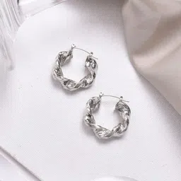 BEWITCHED Silver-Toned Contemporary Fashion Earrings-picture-23