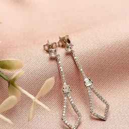 GIVA 925 Sterling Silver Rhodium Plated Spear Earrings-picture-37