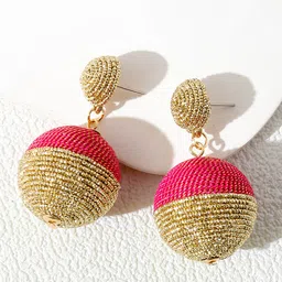 Bellofox Pink Contemporary Drop Earrings-picture-37