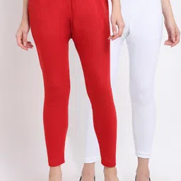 TAG 7 Women Pack Of 2 Ankle Length Leggings-image-69