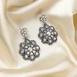 SOHI Silver-Plated Drop Earrings-picture-26
