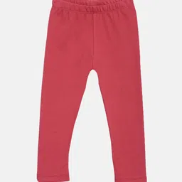 Kryptic Girls Maroon Solid Ankle Length Cotton Leggings-picture-18