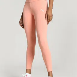Puma ESS High Waist Women 7/8 Logo Printed Cotton Leggings-image-64