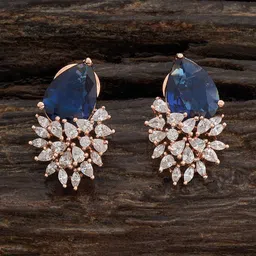 Kushal's Fashion Jewellery Rose Gold-Plated Classic Studs Earrings-picture-26